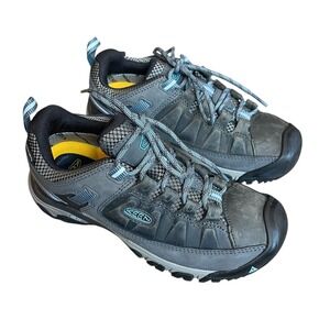Keen Waterproof Hiking Trail Shoes Women's Gray Lace Up Low Top Size 6
